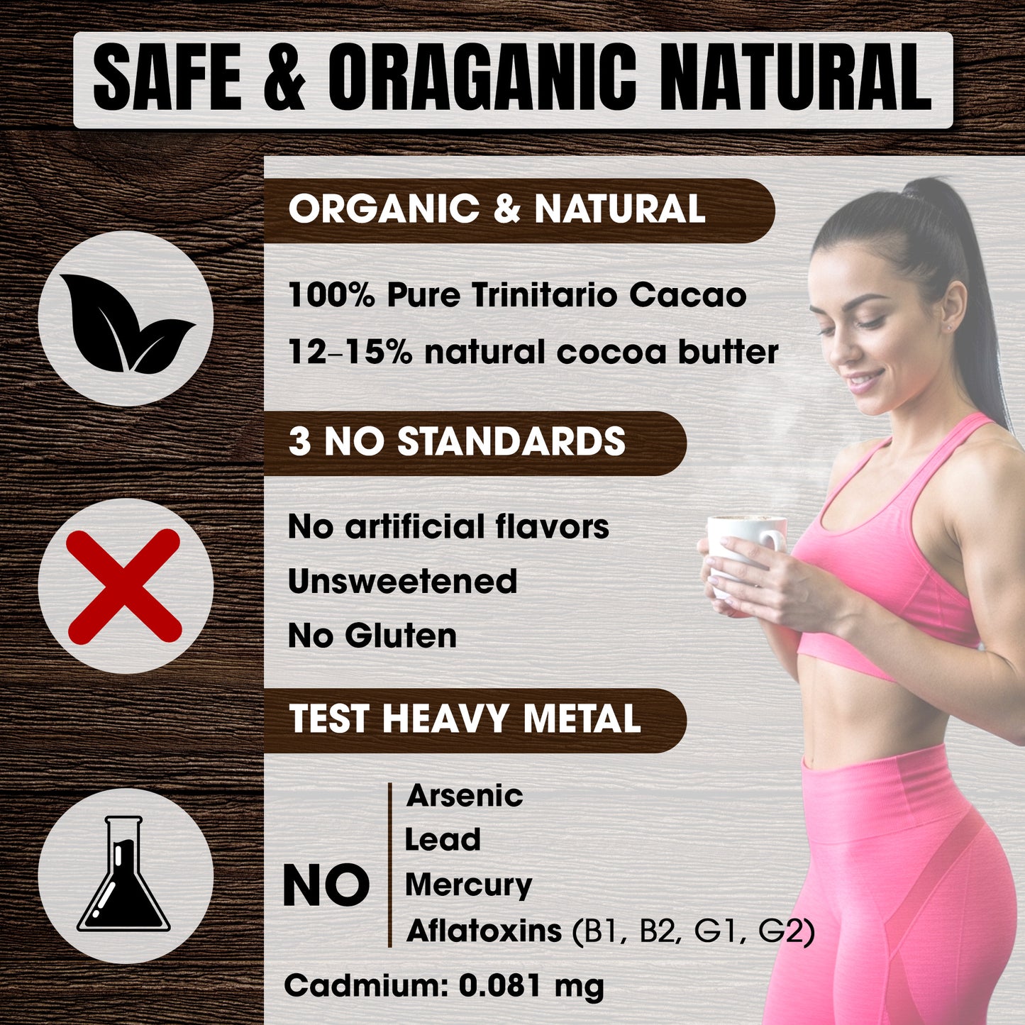 100% Pure Cacao Powder – Premium Quality | Top 3 in the World |