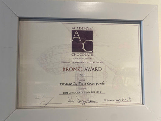 Award-Winning Cocoa: Bronze at the 2018 Academy of Chocolate Awards