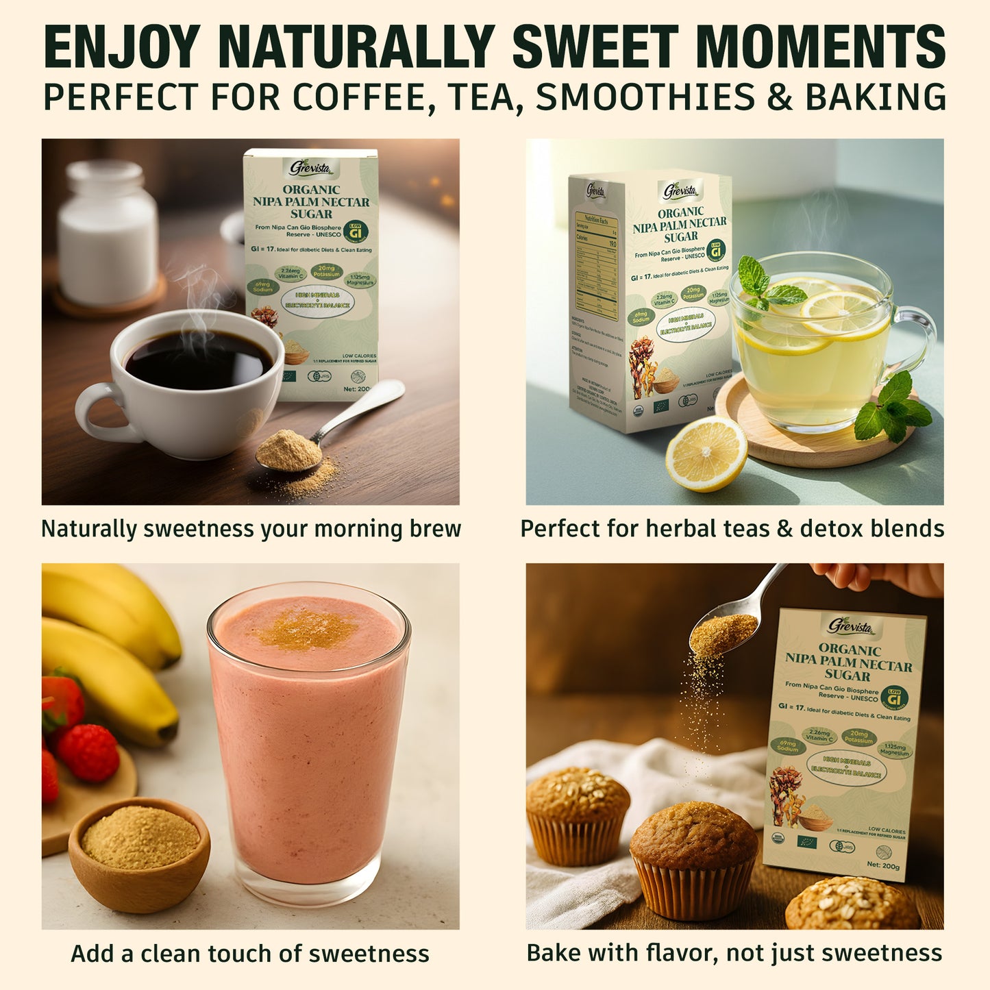 Cocoonut organic Nipa palm sugar